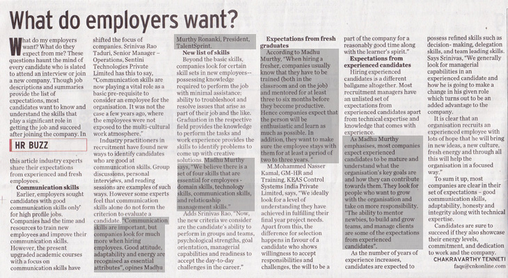 what do employers want?