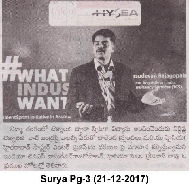 HYSEA and TalentSprint partner