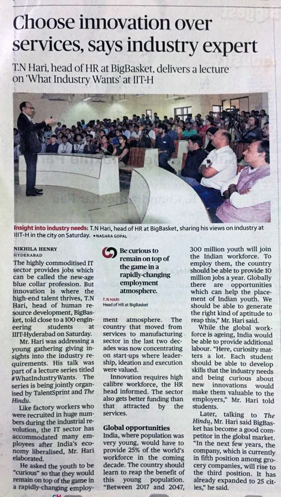 Choose Innovation Over services, says industry expert